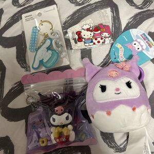 4 Sanrio Keychains